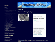 Tablet Screenshot of paintingmyway.co.uk